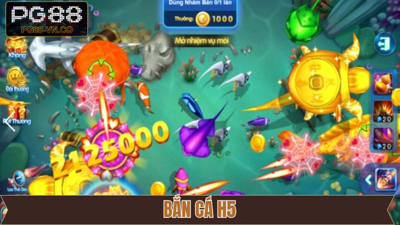 Bắn cá H5 - Siêu Phẩm Đổi Thưởng Được Săn Đón Tại PG88 