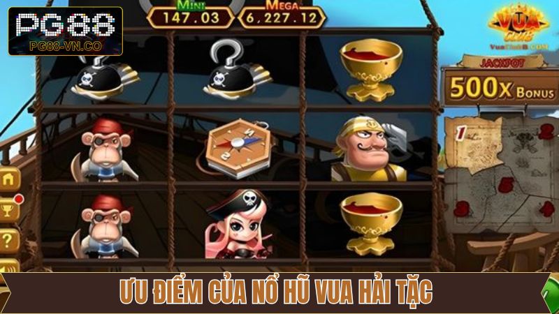 Ưu điểm mà game nổ hũ Vua Hải Tặc sở hữu