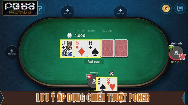 Lưu ý để giành thắng lớn trong Poker